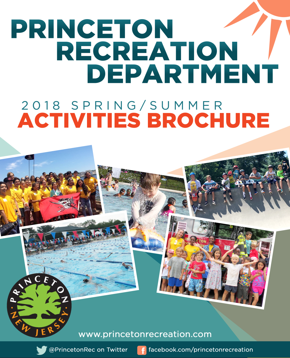 Brochure Cover | Princeton Recreation Department - Summer 2018