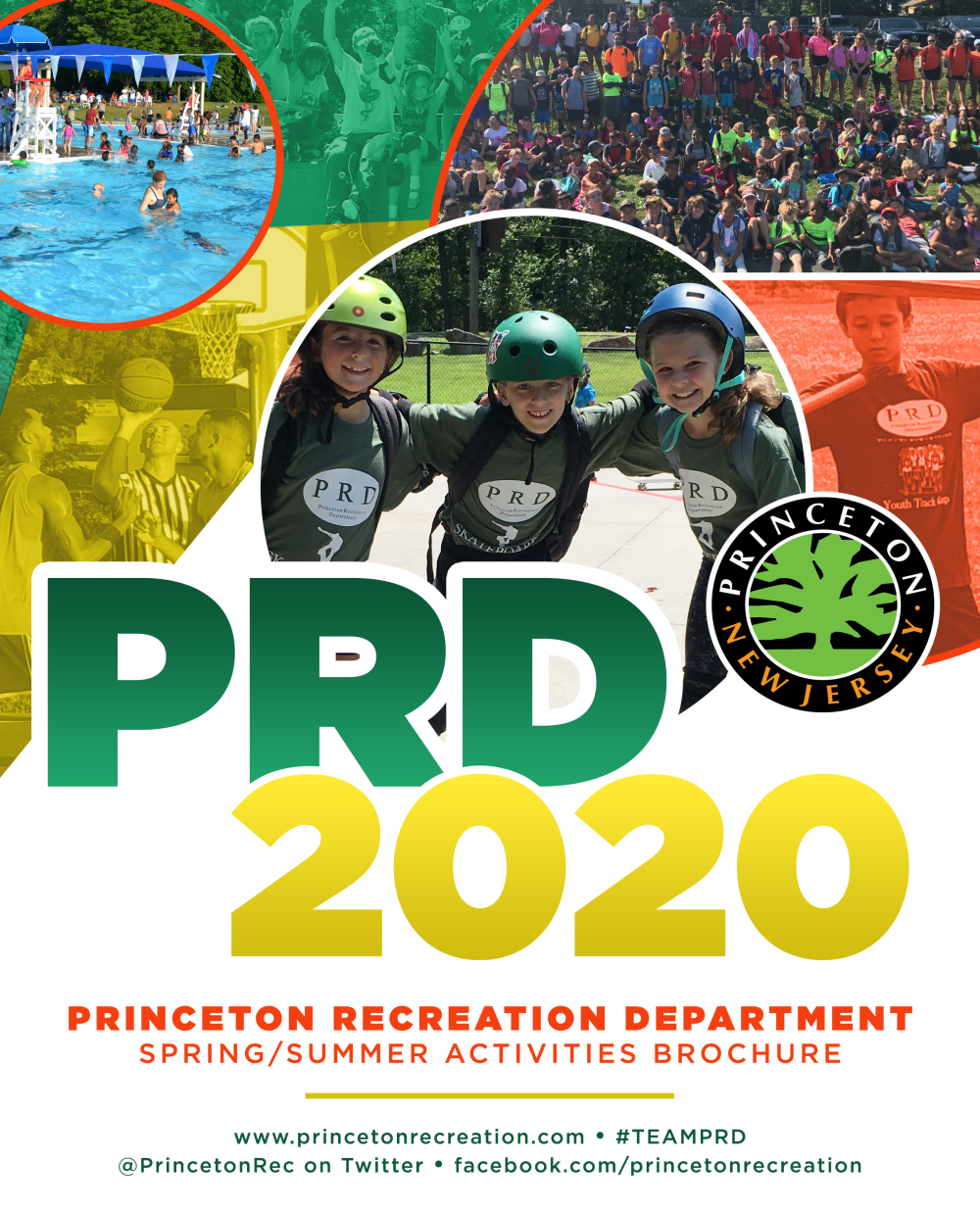 Brochure Cover | Princeton Recreation Department - Summer 2020