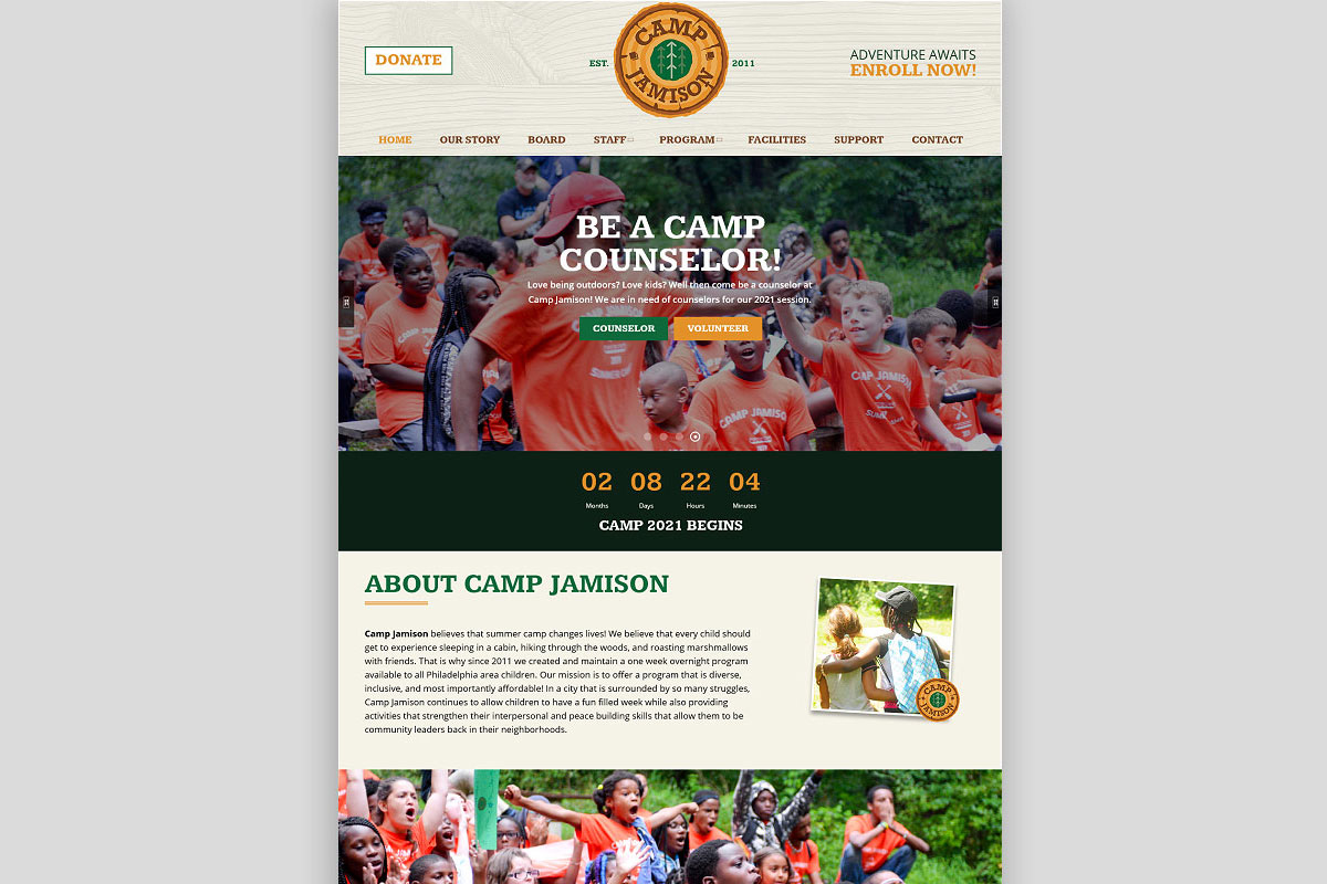 Camp Jamison Website